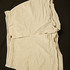 Croft and Barrow khaki striped shorts